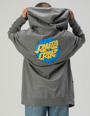 SANTA CRUZ Scrawl Dot Womens Zip-Up Hoodie Primary Image