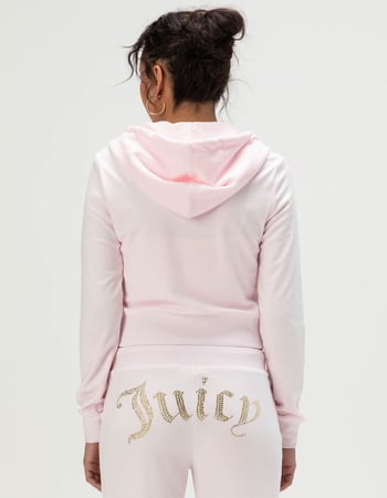 JUICY COUTURE Front Bling Zip-Up Womens Hoodie Primary Image