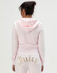 JUICY COUTURE Front Bling Zip-Up Womens Hoodie image number 1