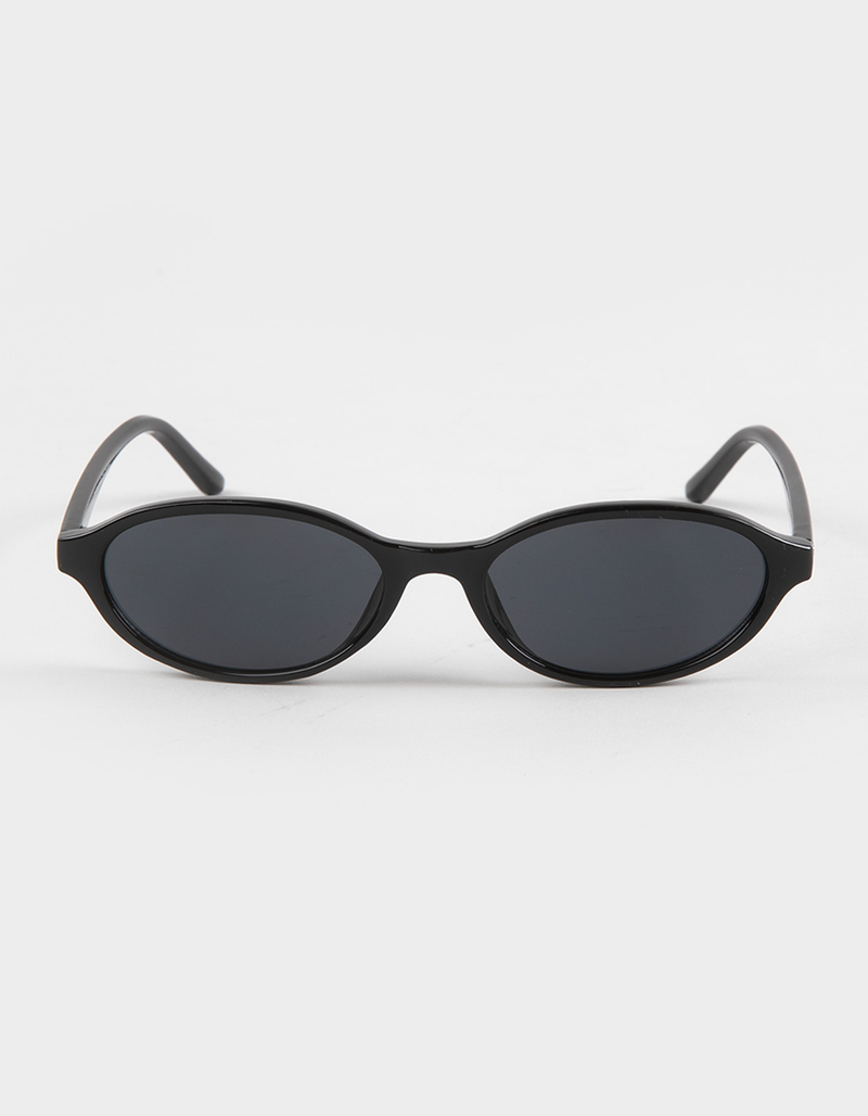 RSQ Slim Oval Plastic Sunglasses image number 1