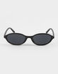RSQ Slim Oval Plastic Sunglasses image number 2