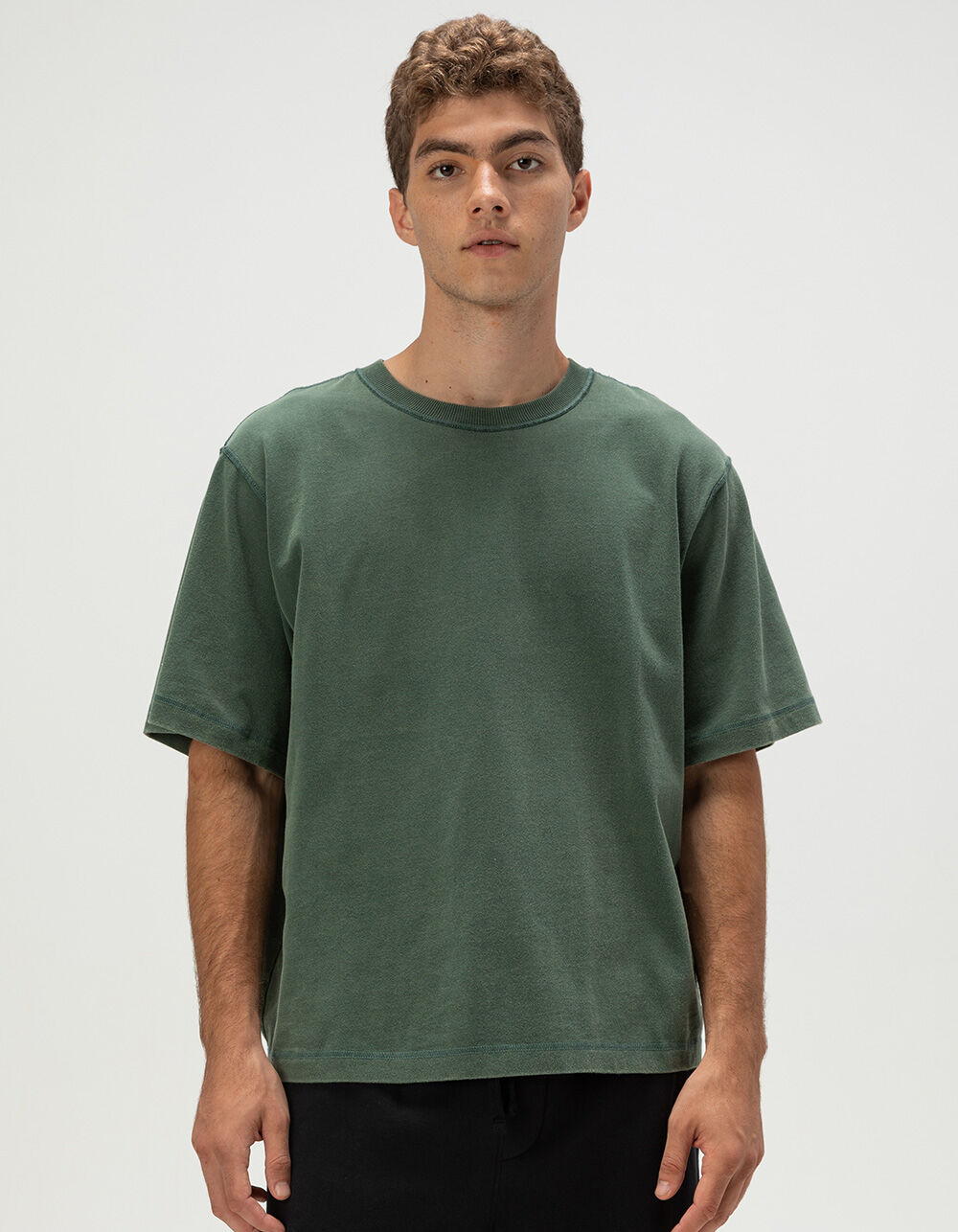 RSQ Mens Boxy Tee - GREEN | Tillys