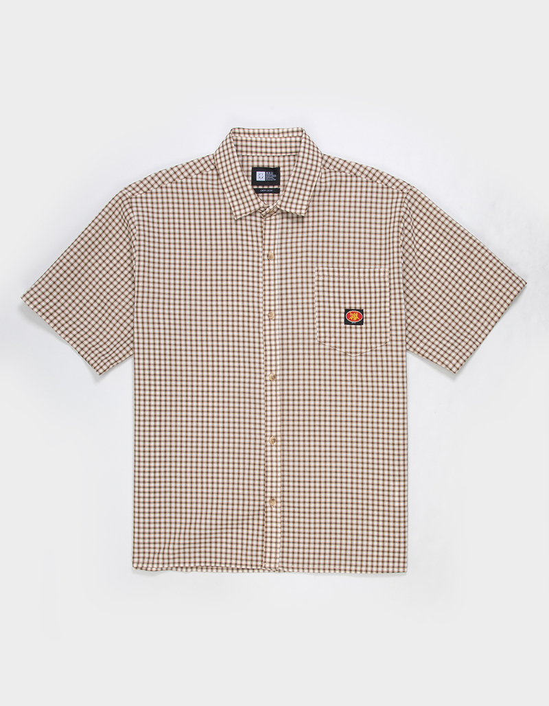 LIRA Plaid Mens Button Up Shirt image number 0