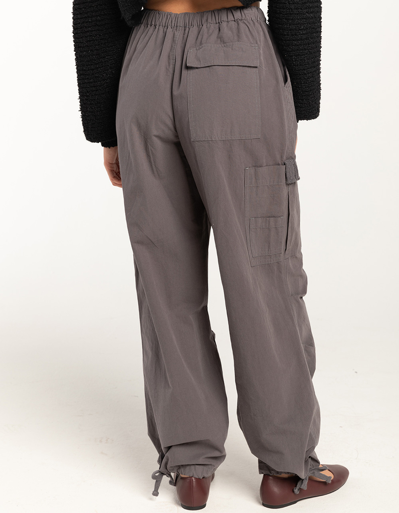 RSQ Womens Low Rise Parachute Cargo Pants image number 3
