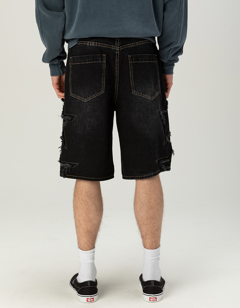 RSQ Mens Baggy Applique Jorts image number 3