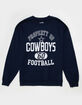JUNK FOOD Dallas Cowboys Mens Crewneck Sweatshirt image number 1