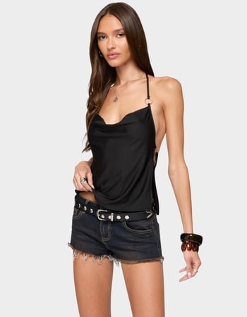 EDIKTED Bella Cowl Neck Halter Top Primary Image