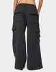 EDIKTED Petite Wide Leg Cargo Sweatpants image number 3