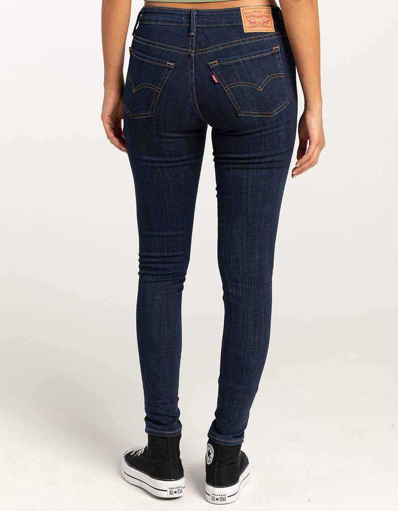 LEVI'S 711 Skinny Womens Jeans - Cobalt Overboard image number 3