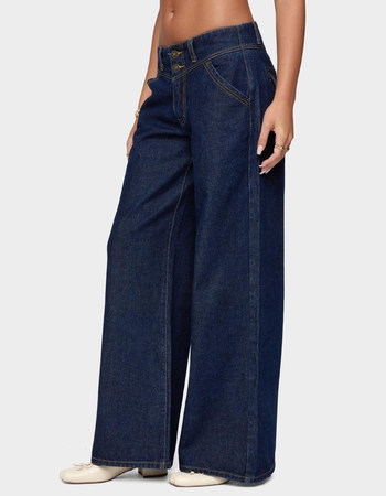 EDIKTED Meredith Low Rise Jeans Alternative Image
