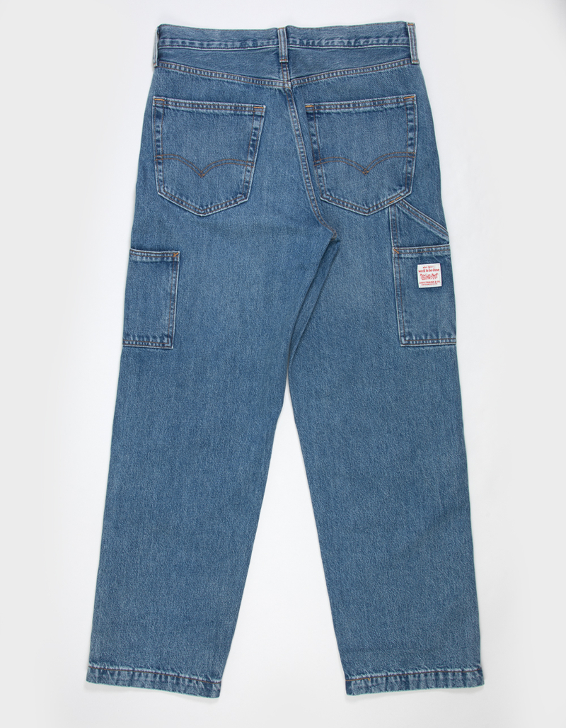 LEVI'S 568 Mens Loose Straight Double-Knee Carpenter Jeans - Detroit Wash image number 5