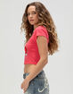 ED HARDY Cherry Womens Baby Tee image number 3