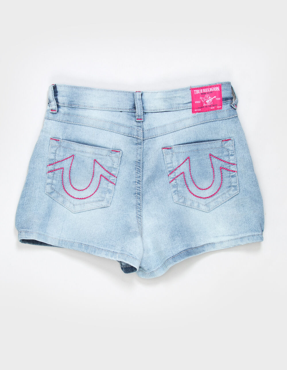 TRUE RELIGION Girls Denim Wrap Skort - LIGHT WASH | Tillys