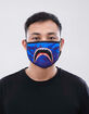 Blue Camo Shark Fashion Face Mask image number 1