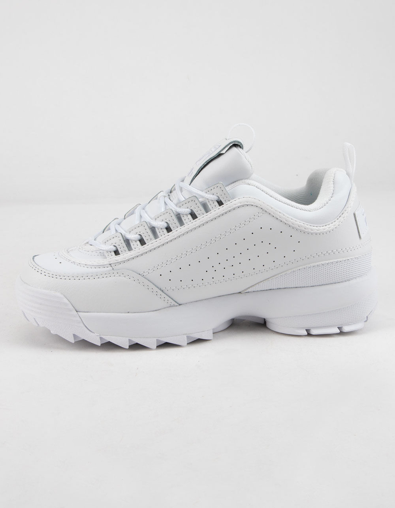 FILA Disruptor 2 Premium White Womens Shoes image number 3