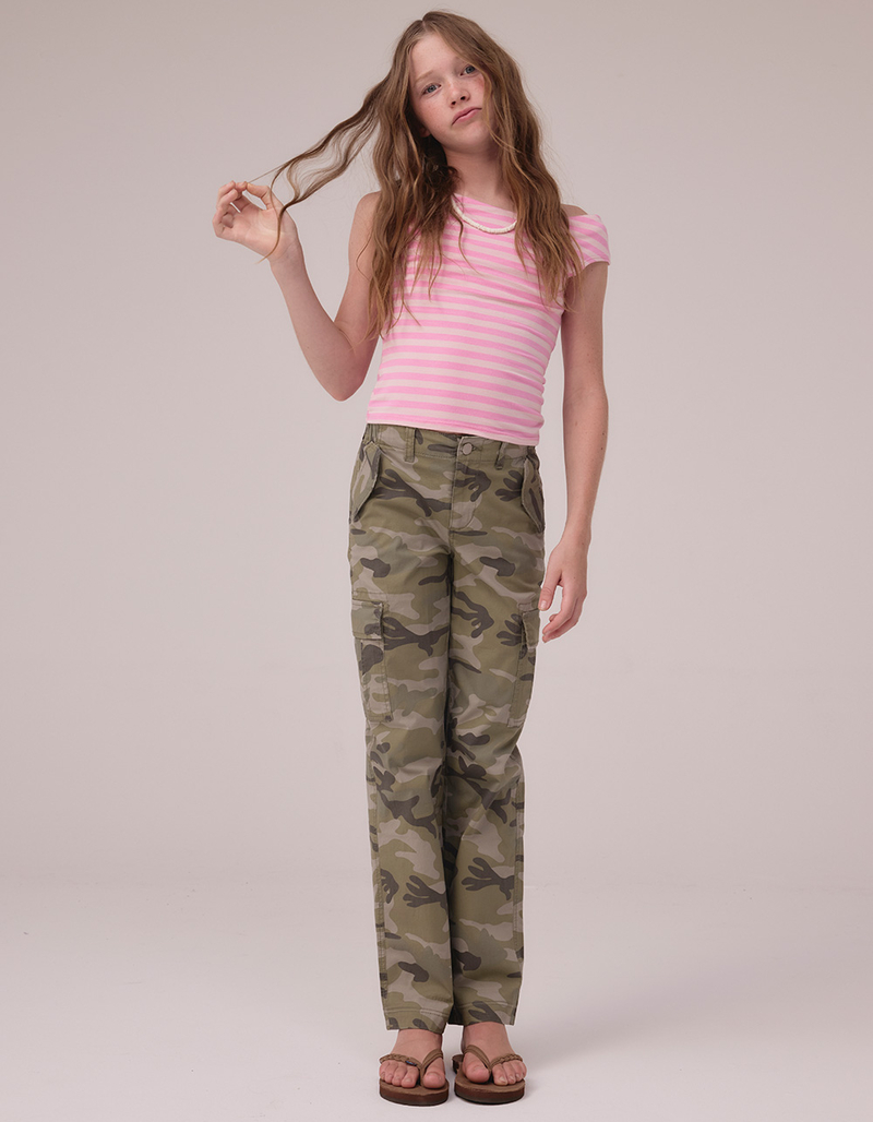 FULL TILT Girls Camo Cargo Pants image number 0