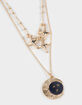 FULL TILT Star And Moon Layered Necklace image number 2