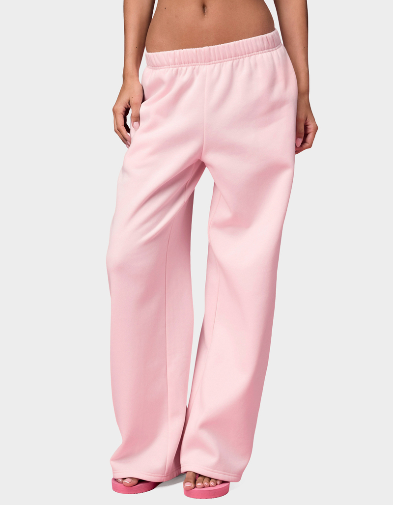 EDIKTED Edikted Hearts Barbie&trade; Baggy Sweatpants image number 0