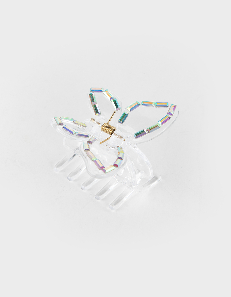 FULL TILT Transparent Butterfly Claw Hair Clip image number 2