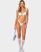 EDIKTED Floral Scrunch Bikini Bottom image number 2