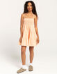 FULL TILT Smocked Tier Womens Babydoll Dress image number 2