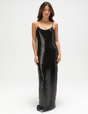 JJXX Mia Womens Sequin Maxi Dress Primary Image