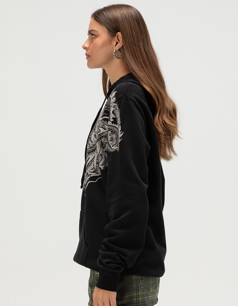 AFFLICTION Flaming Womens Hoodie image number 2