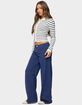 EDIKTED Daytime Low Rise Baggy Jeans image number 4