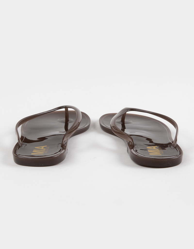 MIA Nyah Womens Jelly Flip Flops image number 3