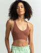 FULL TILT Scoop X-Back Bralette image number 1