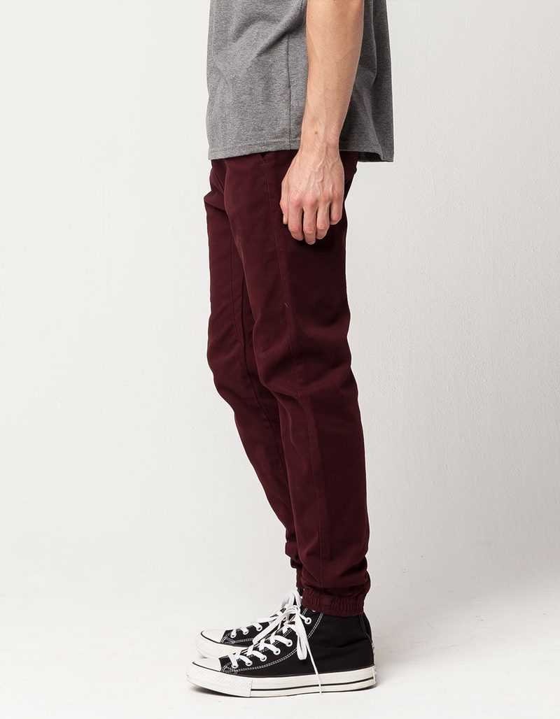 CHARLES AND A HALF Mens Twill Jogger Pants image number 1