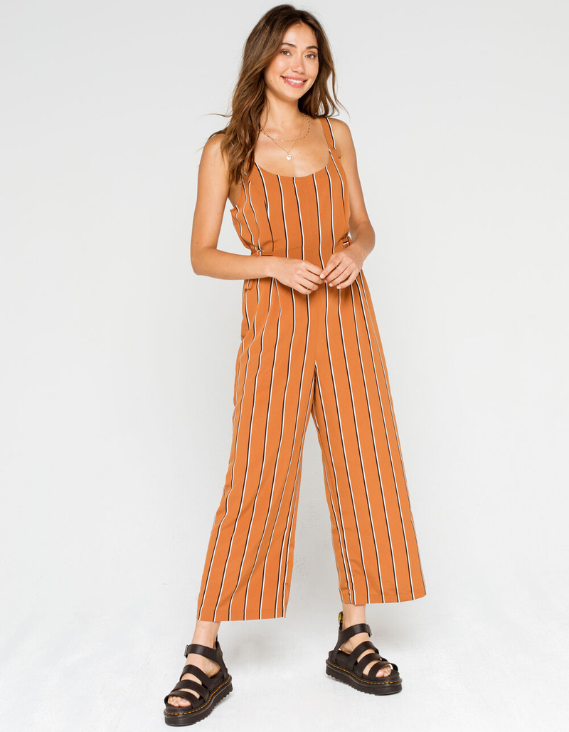 GYPSIES & MOONDUST Stripe Buckle Womens Jumpsuit image number 1