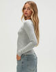 RSQ x Peanuts Womens Long Sleeve Baby Tee image number 3