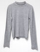 FULL TILT Essentials Rib Mock Neck Girls Long Sleeve Top image number 2