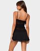EDIKTED Marcia Chiffon Lacey Mini Dress image number 3