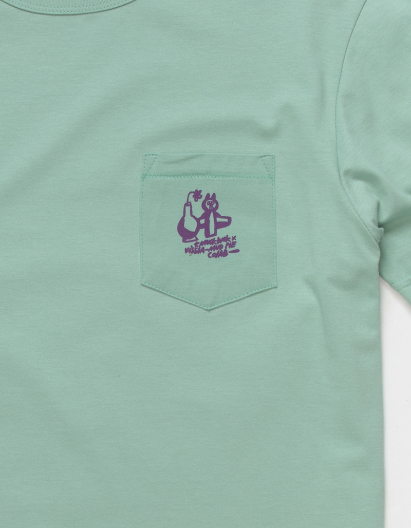 VISSLA TC Buzzard Mens Pocket Tee image number 3
