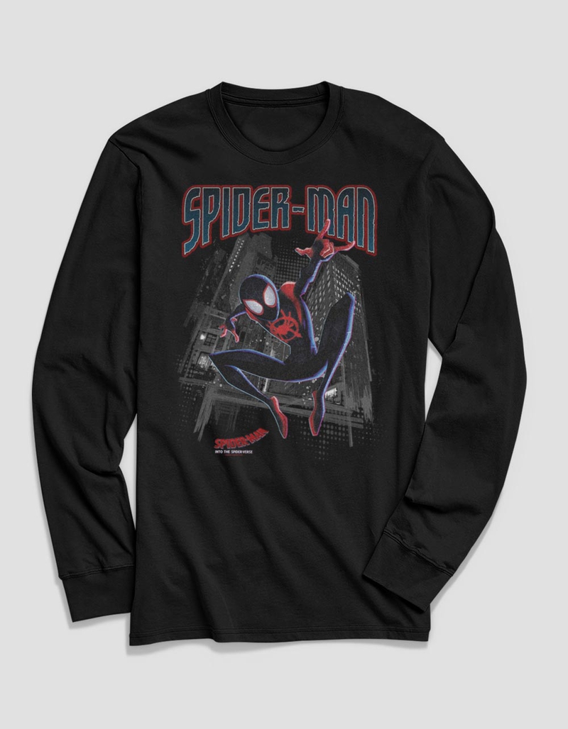SPIDER-MAN Tower Hero Unisex Long Sleeve Tee image number 0