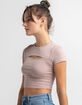 DESTINED Cutout Womens Crop Top image number 2