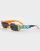 RSQ Printed Rectangle Sunglasses image number 1