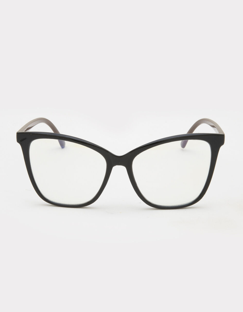 2 Tone Oversized Blue Light Glasses image number 1