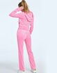 JUICY COUTURE OG Big Bling Velour Womens Zip-Up Hoodie image number 4
