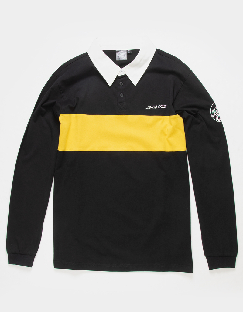 SANTA CRUZ Strip Blocked Mens Rugby Shirt image number 0