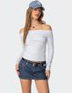 EDIKTED Claudie Fold Over Top image number 1