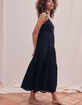 WEST OF MELROSE Tie Strap Tier Womens Midi Dress image number 5
