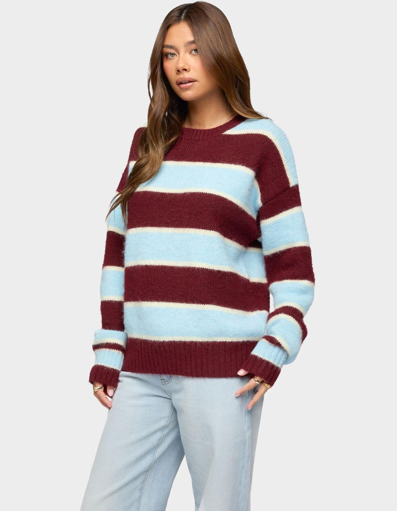 EDIKTED Conrad Striped Sweater image number 1