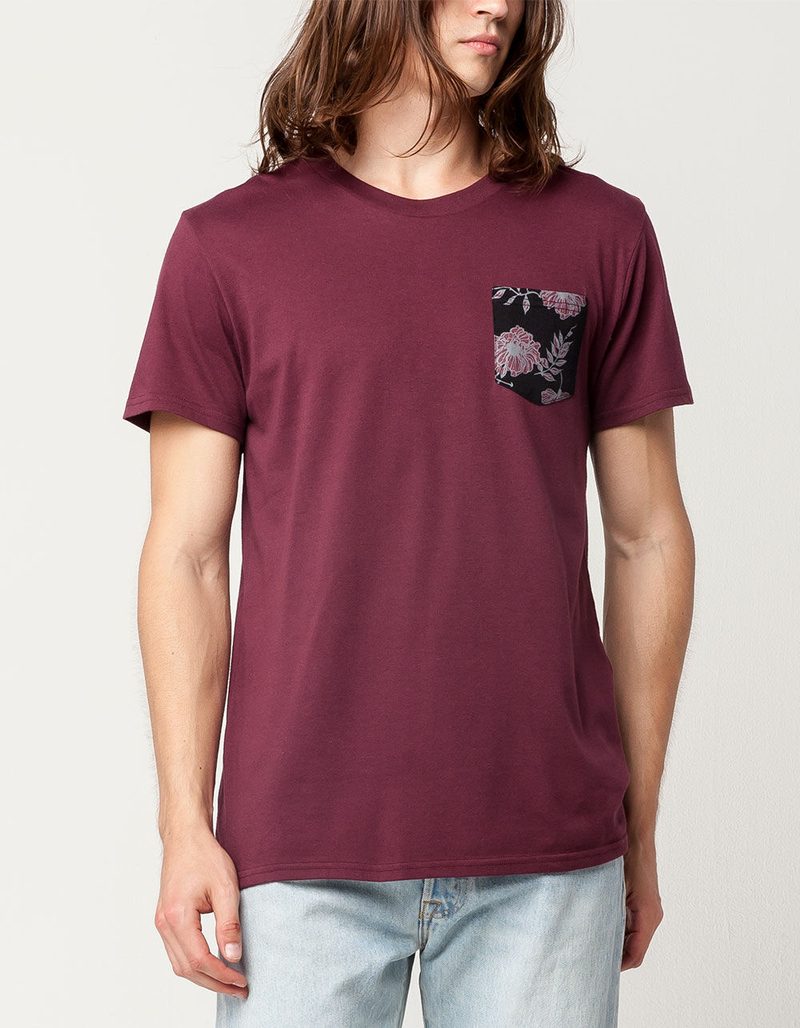 BLUE CROWN Botanical Mens Pocket Tee image number 1