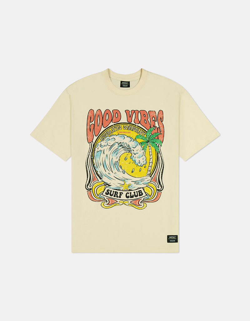 WESC Mason Good Vibes Surf Club Mens Tee image number 0