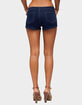 EDIKTED Alita Low Rise Denim Micro Shorts image number 3