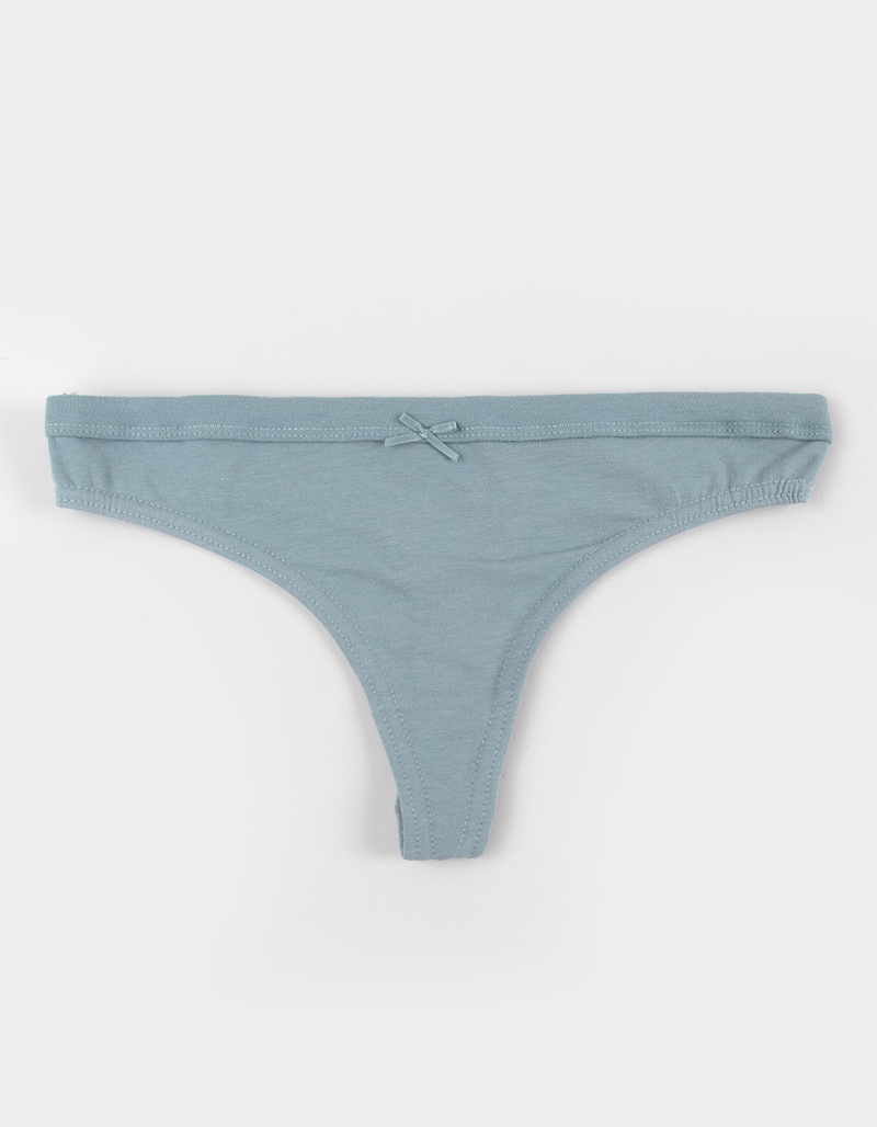 FULL TILT Cotton Bow Thong image number 0