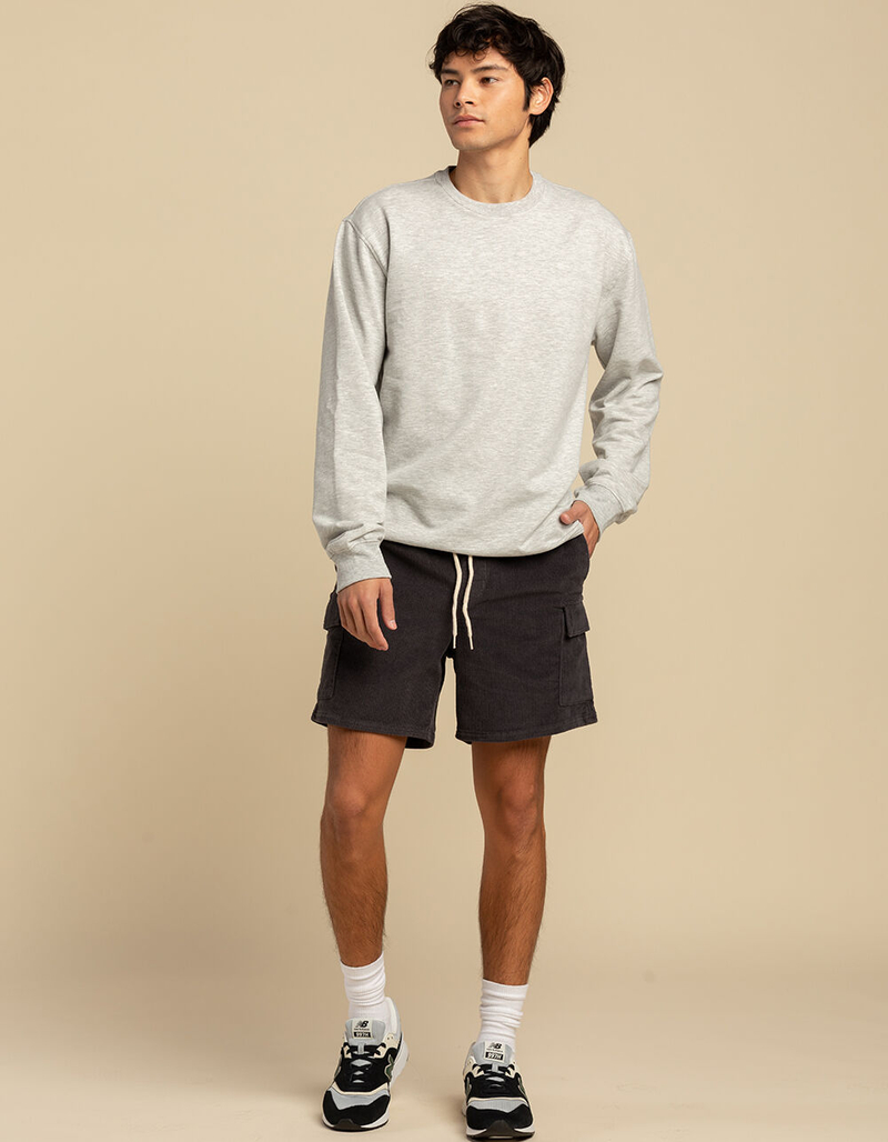 RSQ Mens Corduroy Cargo Pull On Shorts image number 8